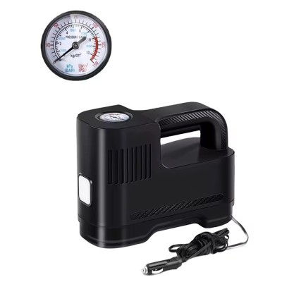 Compresor auto 3 in 1, JustZEN&amp;reg;, Lumina LED, Cablu de alimentare 3m, Potrivit pentru anvelope de masina, baloane si alte echipamente gonflabile foto