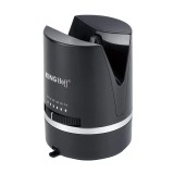 Dispozitiv manual pentru ascutit cutite cu unghi reglabil in 6 trepte 14&deg;-24&deg; si ventuza, 6.2 x 8.6 cm, negru, Kinghoff