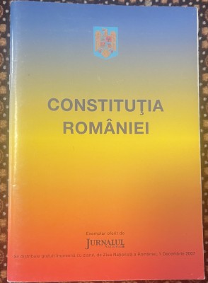 Constituţia Rom&amp;acirc;niei foto