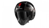 Casca semi integrala Shark Street Drak Tribute, negru/rosu/antracit, marime XS