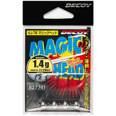 Jig DECOY VJ-76 Magic Head, Nr.3, 1.8g, 4buc/pac foto