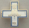 Insigna - Monograma MA - NDL - Posibil Franta