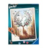 Cumpara ieftin Set pictura pe numere pentru adulti Ravensburger CreArt - Cerb magic