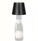 Lampa de Masa pentru Sticla LED Reincarcabila Wireless, Control Tactil, Tricolor RGB Intensitate Reglabila 10W, IP54 Ideala pentru Interior și Exterio