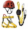 Set Via Ferrata Hex Casca Rosie