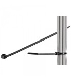Coliere plastic plastic negru 3.5x292mm de interior-exterior 100buc, FixPoint