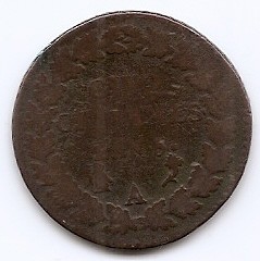Franta 5 centimes 1799 A - L&amp;#039;AN 8 - A, Prima Republica, Cupru, 10 gr, 28 mm, KM-640 (1) foto