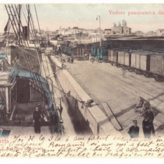 4365 - CONSTANTA, Harbor, Romania - old postcard - used - 1905