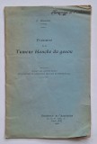 Offprint francez interbelic despre tuberculoza articulară a genunchiului, cu mențiunea &bdquo;Hommage de l&rsquo;Auteur&rdquo;
