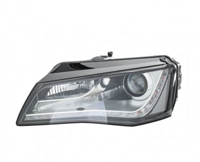 Far AUDI A8 (D4/4F), 12.2009-11.2013, HELLA, fata, partea stanga, cu lumina dinamica pentru viraje; cu lumina pentru viraje statica;tip bec D3S+H7+LE foto