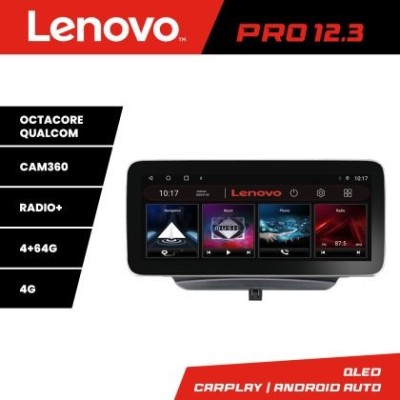 Navigatie Ford Turneo Courier Transit Courier 2014-2021 Lenovo Qled 12.3 inch Octa Core 4+64 360 DSP ADAS carplay android auto radio internet kit-turn foto