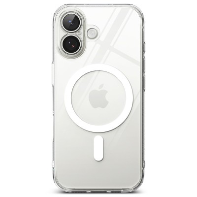 Husa silicon Ringke - Fusion MagSafe - iPhone 17 - Clear foto