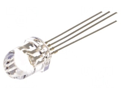 LED RGB 8mm Convex 30&amp;deg; - Temperatura de Funcționare: -30&amp;deg; p&amp;acirc;nă la 85&amp;deg;C, Nr. Term: 4 foto