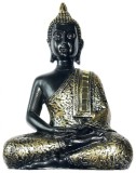 Statueta aurie GOBI Feng Shui Buddha Mangala Karigaari India 15x10x5 cm