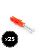 Cumpara ieftin HANDY - Diblu + şurub - 6 x 30 mm- 25 buc. / pachet