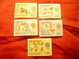 Serie mica Maroc 1968 Olimpiada Mexic 5 valori (din6v), Nestampilat