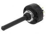 Comutator Rotativ 6 Pozitii 2 Secțiuni 0.15A 250VDC