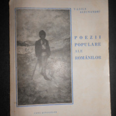 Vasile Alecsandri - Poezii populare ale romanilor (1944)