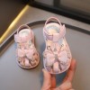 Sandale roz pentru fetite cu fluturas cu strasuri (Marime Disponibila: Marimea, Superbaby