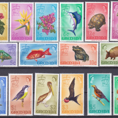 DB1 Grenada 1968 Flora Fauna Pasari 16 v. MNH