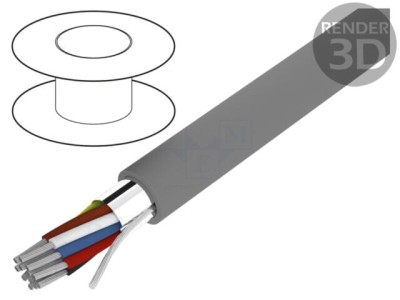 Cablu Alpha Essential C&amp;amp;C 25x24AWG ecranat Al-PET PVC foto
