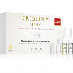 Crescina Transdermic 500 Re-Growth and Anti-Hair Loss tratament pentru stimularea creșterii părului și anti-cădere pentru femei 20x3,5 ml