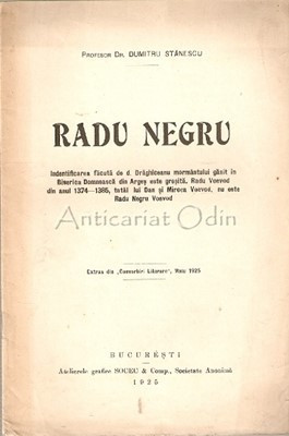 Radu Negru - Dumitru Stanescu - 1925 foto