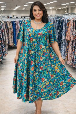 Rochie Maxi din Vascoza cod 0099Marimea foto