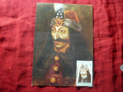 Maxima Vlad Tepes - Dracula, stampila speciala 1995 foto