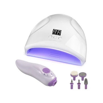 Set de lămpi mixte 12 LED UV 12W freză foto