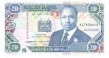 Kenya 20 Shilingi 1994 P-31b Seria AJ7856413