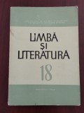 Revista Limba și literatura - Volumul XVIII (18) - 1968