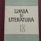 Revista Limba și literatura - Volumul XVIII (18) - 1968
