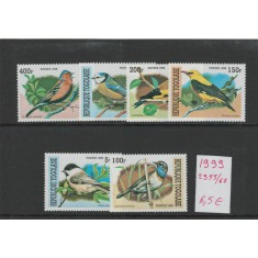 Togo 1999 Mi 2955/60 - Fauna, pasari