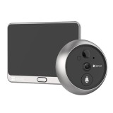 Vizor electronic 2K, IR 5m, Ecran tactil 4.3&#039;&#039;, audio bidirectional, Wi-Fi - EZVIZ CS-DP2-2K