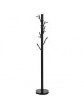 Cuier tip pom HM W33, metalic, de podea, 18 agatatori, negru