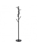 Cuier tip pom HM W33, metalic, de podea, 18 agatatori, negru