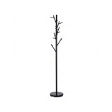 Cuier tip pom HM W33, metalic, de podea, 18 agatatori, negru