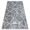 Covor MEFE modern 2783 Marmură - structural două niveluri de l&acirc;nă gri inchis, 160x220 cm