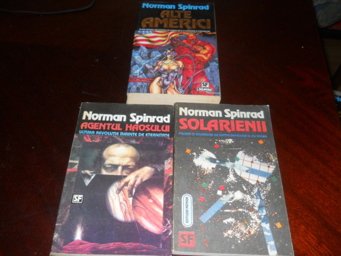 Pachet de autor -Norman Spinrad - 3 carti SF