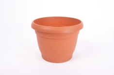Ghiveci, rotund maro, 16.5 cm ? Diana Set 10 bucati foto
