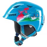 Casca Schi Copii Uvex Airwing 2 Blue Dragon 46-50cm, Usoara, In-Mold, Ventilatie, Compatibila Ochelari Schi