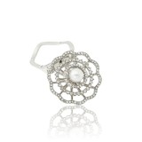 Inel pentru esarfa stil brosa Floare