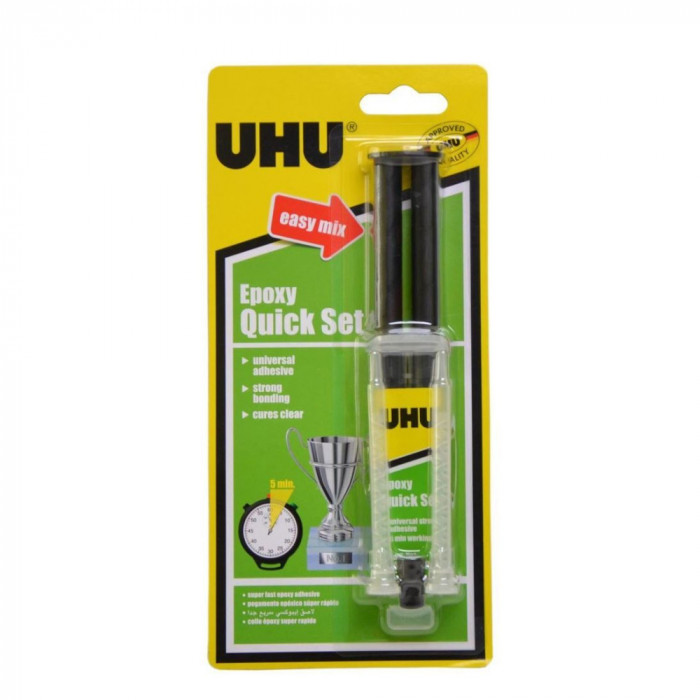 UHU Epoxy Quick Set, seringa 14ml bl c.37545