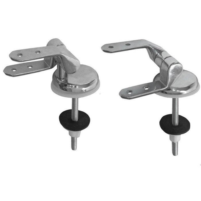 Balama pentru prindere capac WC, siliconat + MDF, 2 buc / set