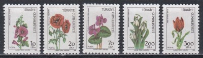 Turcia 1984 - Flori sălbatice, MNH foto