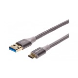Amazon Basics Cablu de incarcare din nailon impletit dublu de la USB tip C la tip A 3.1 - RESIGILAT