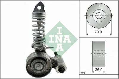 INA 533 0085 30 Intinzator curea, curea distributie foto
