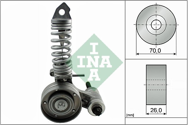 INA 533 0085 30 Intinzator curea, curea distributie