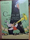 Carte pentru copii - cheita de aur sau aventurile lui burattino - din anul 1977 - coperti cartonate